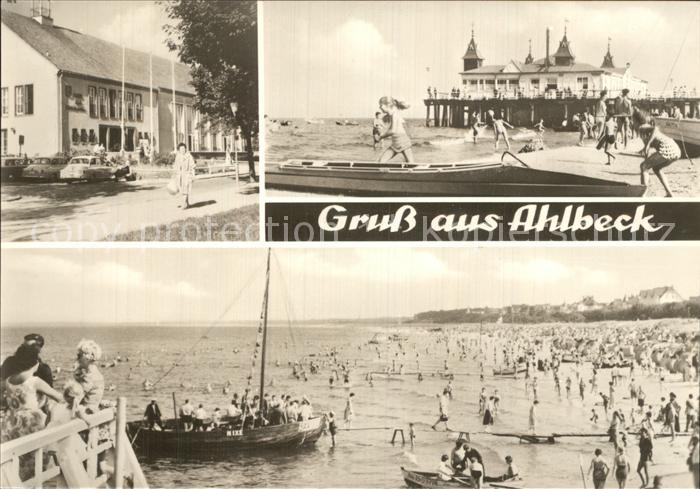 Ahlbeck Ostseebad Strand Seebruecke Platz