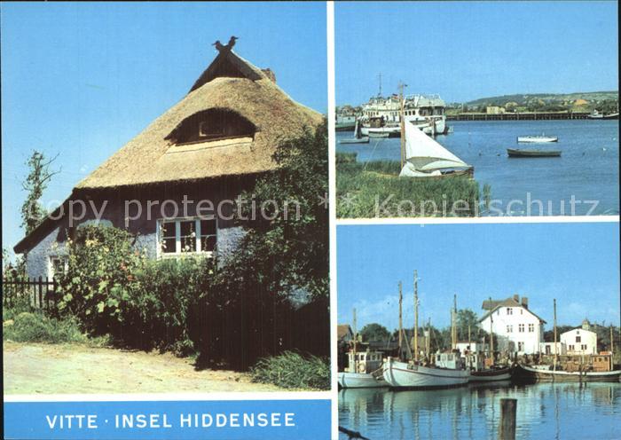 Vitte Blaue Scheune Hafenmotive