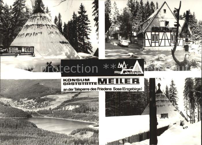Sosa Erzgebirge Konsum Gaststaette Meiler Panorama