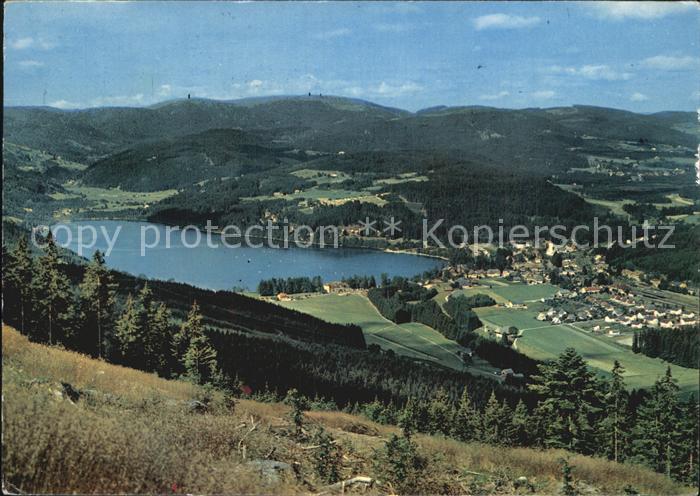 TITISEE Schwarzwald BW Fliegeraufnahme mit Feldberg
