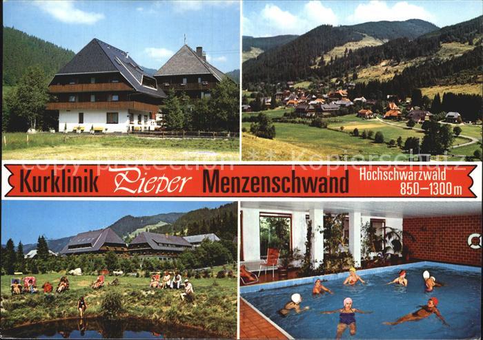 Menzenschwand Kurklinik Pieper Teilansicht Hallenbad