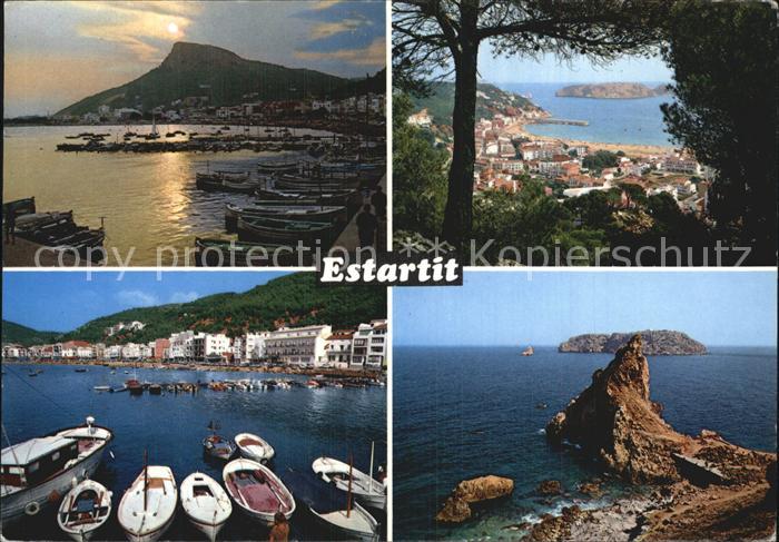 Estartit Hafen Panorama Kuestenansicht