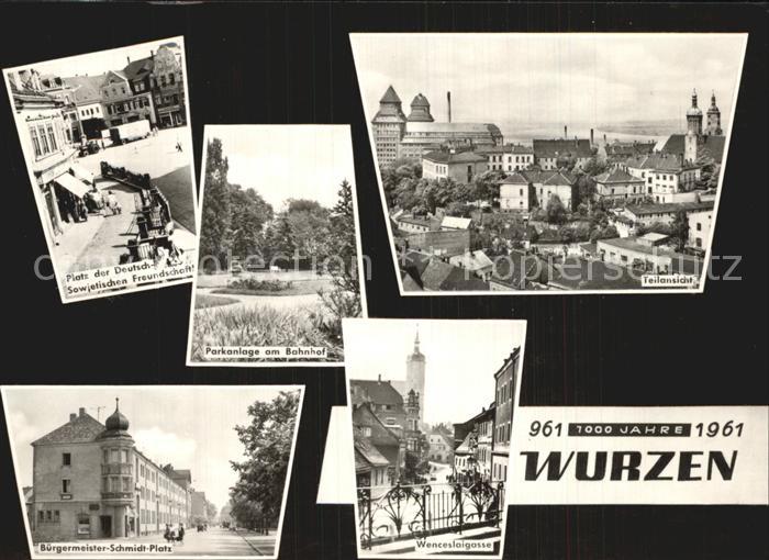 Wurzen Sachsen Platz der Deutsch Sowjetischen Freundschaft Buergermeister Schmid