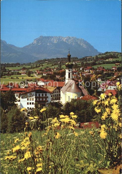 Reit Winkl Blick gegen das Kaisergebierge