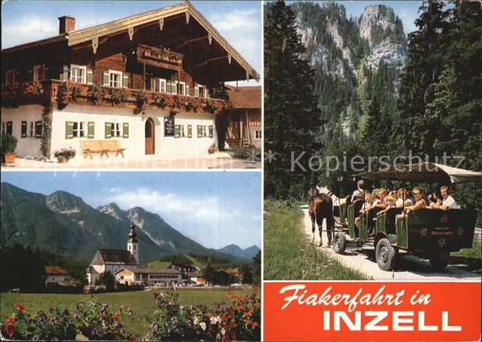 Inzell Traunstein Bayern Fiakerfahrt Kirche