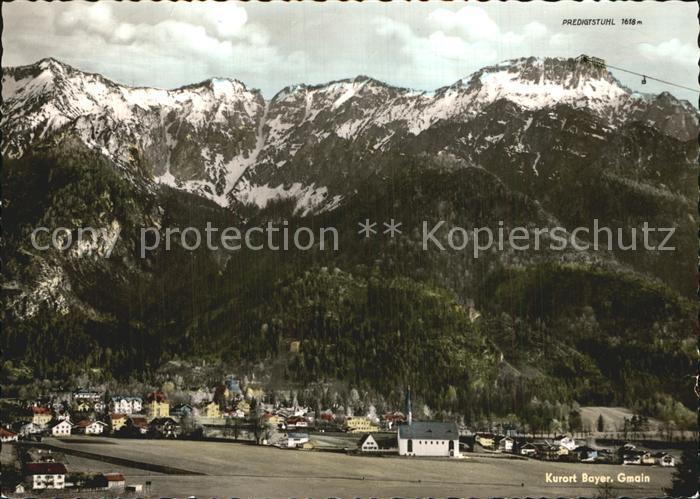 Gmain Bayerisch Panorama mit Predigerstuhl