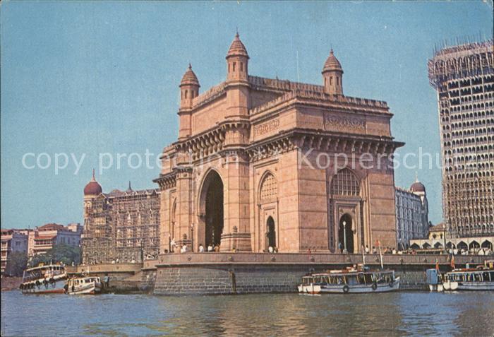 Bombay Mumbai Gateway of India und Taj Mahal Hotel