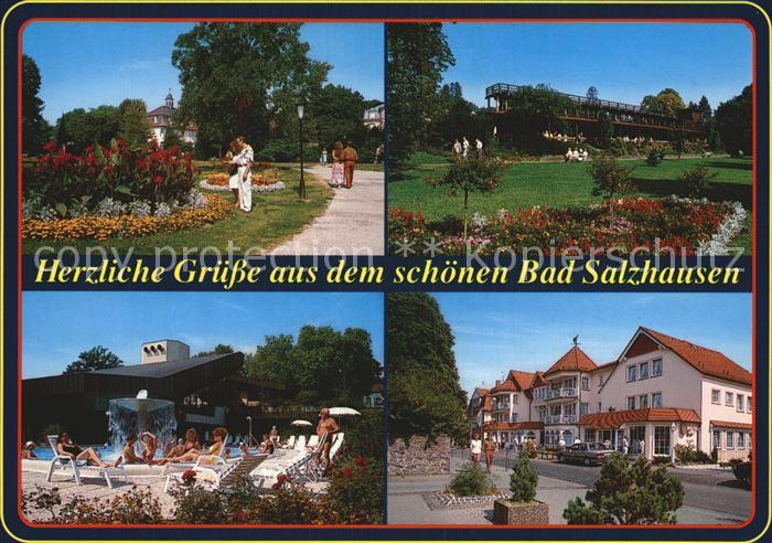Bad Salzhausen Kurgarten Thermalbad Platz