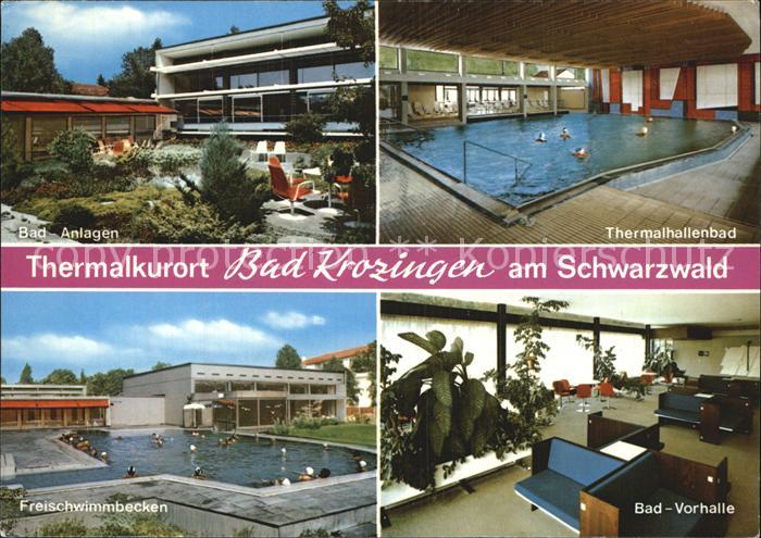 Bad Krozingen Bad Anlagen Freischwimmbecken Bad Vorhalle Thermalhallenbad