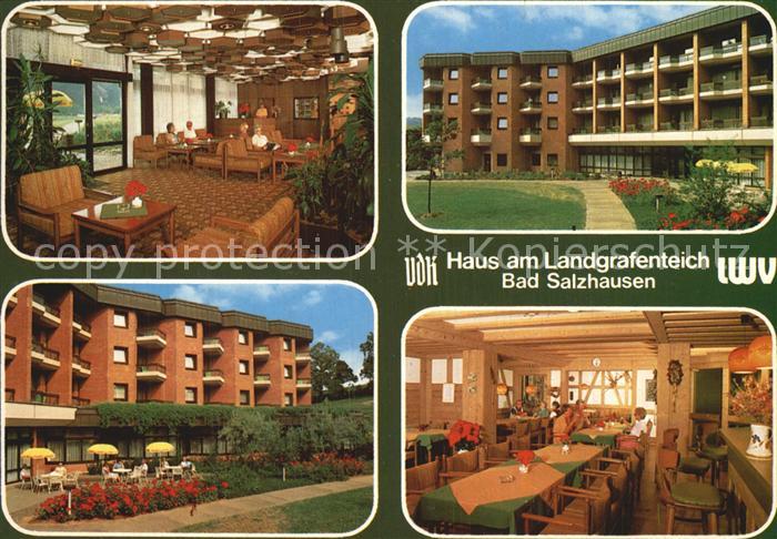 Bad Salzhausen Haus am Landgrafenteich Erholungsheim fuer Kriegsopfer und Behind