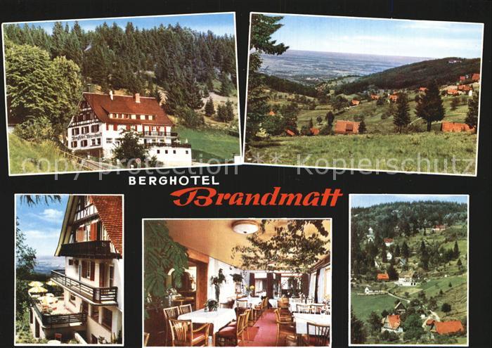 Sasbachwalden Berghotel Brandmatt