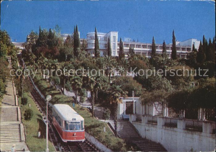 Sotschi Woroschilow Sanatorium Bergbahn