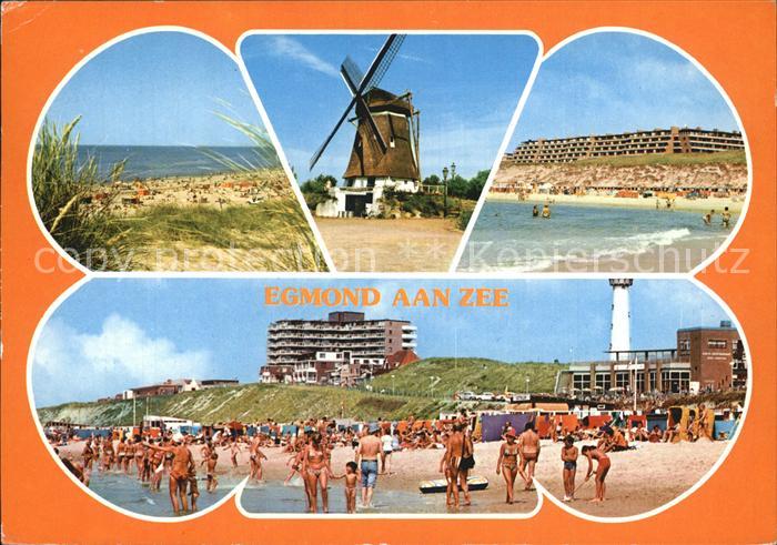 Egmond aan Zee Windmuehle Strand