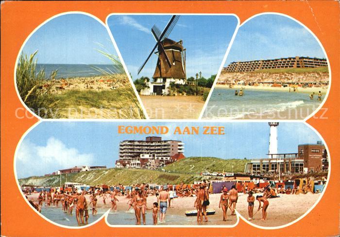 Egmond aan Zee Windmuehle Strand