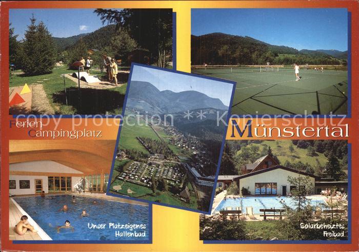 Muenstertal Schwarzwald Campingplatz Muenstertal