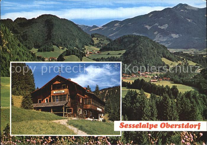 Tiefenbach Oberstdorf Alpengasthof Sesselalpe