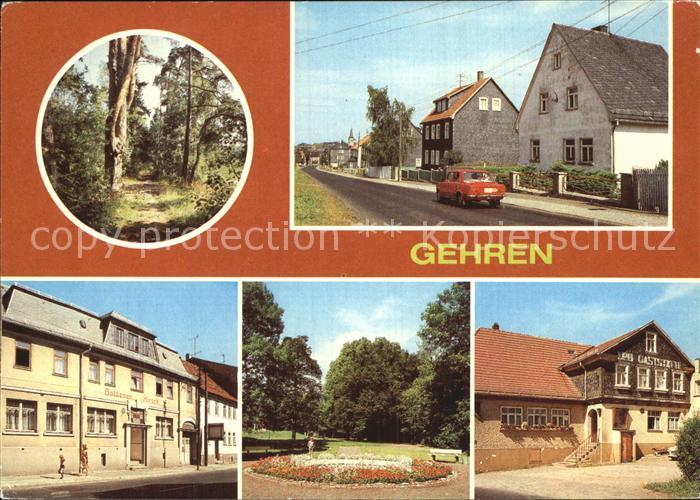 Gehren Thueringen Vertragsgaststaette Goldener Hirsch Stadtpark