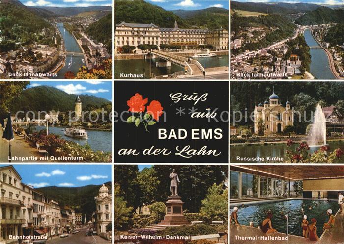 Bad Ems Quellenturm Russische Kirche Kaiser-Wilhelm-Denkmal