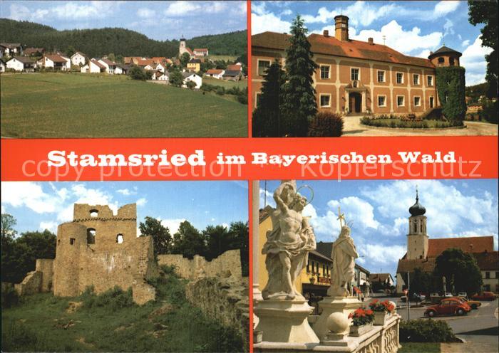 Stamsried Burgruine Statue