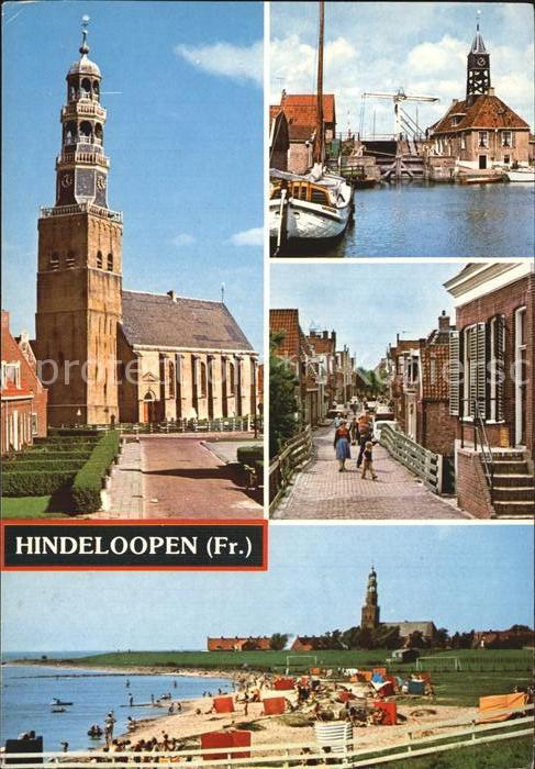 Hindeloopen Kirche Hafen Strand