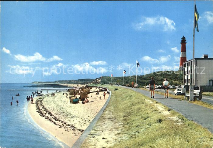 Hoernum Sylt Promenade Leuchtturm