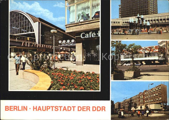 BERLIN  CITY S-Bahnhof Alexanderplatz Pressecafe Karl-Liebkneckt-Strasse