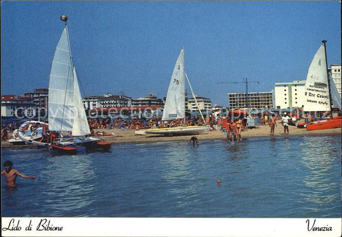Bibione Strand Segelboot