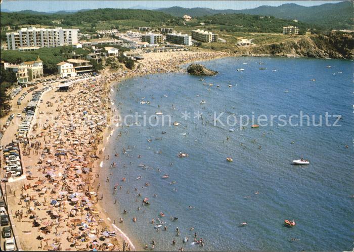 Palamos Playa de La Fosca Fliegeraufnahme