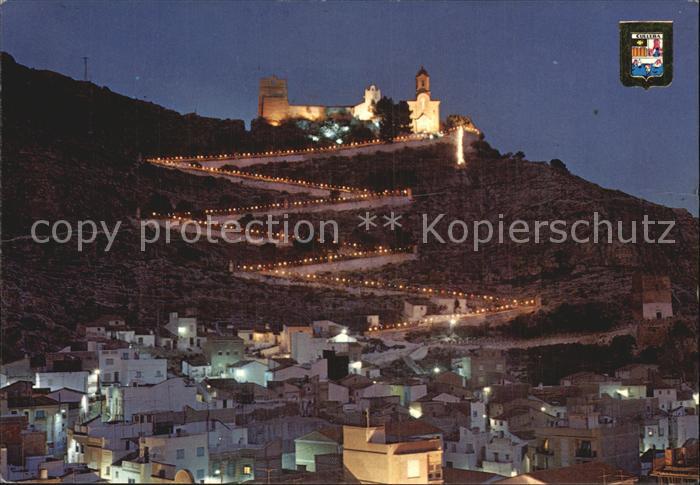 Cullera Valenciana Bajada del castillo en fiestas
