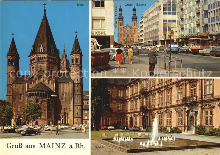 Mainz Rhein Dom Grosse Bleiche Schloss