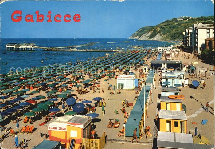 Gabicce Mare Panorama Strand Mississipi