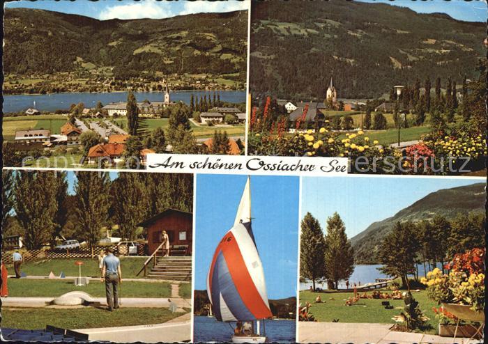 Ossiach Minigolfplatz Strand Panorama