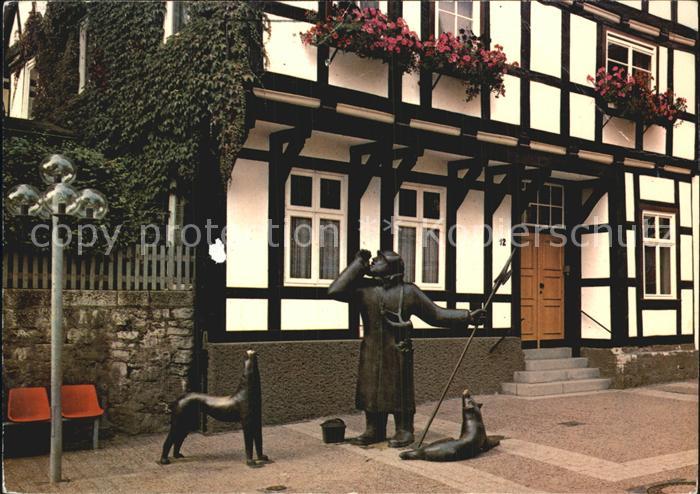 Korbach Der Nachtwaechter Fussgaengerzone