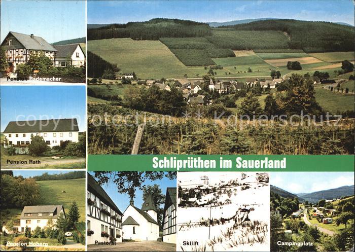 Schlipruethen Pension Rademacher Rath Hoberg Skilift Campingplatz