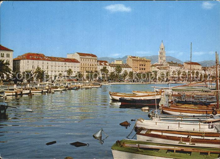 Split Spalato Stadtansicht Hafen