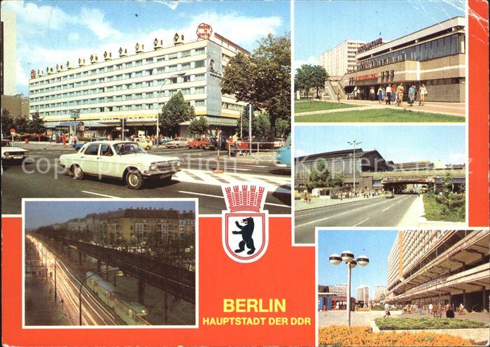 BERLIN  CITY Interhotel Unter den Linden Schoenhauser Allee Bahnhof Friedrichstr