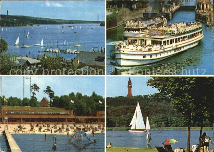 BERLIN  CITY Havelpanorama Strandbad Wannsee Dampferfahrt Grundewaldturm