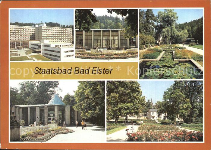 Bad Elster Therapiegebaeude Moritzquelle Rosengarten