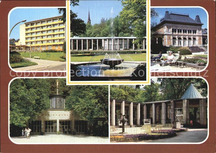 Bad Elster Sanatorium Clara Zetkin Wandelhalle Kurhaus Moritzquelle Marienquelle