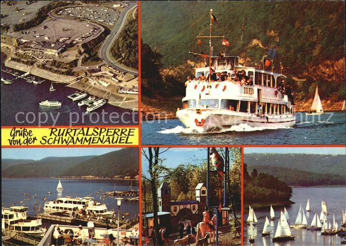 Rurtalsperre Schwammenauel Luftbild Segelregatta