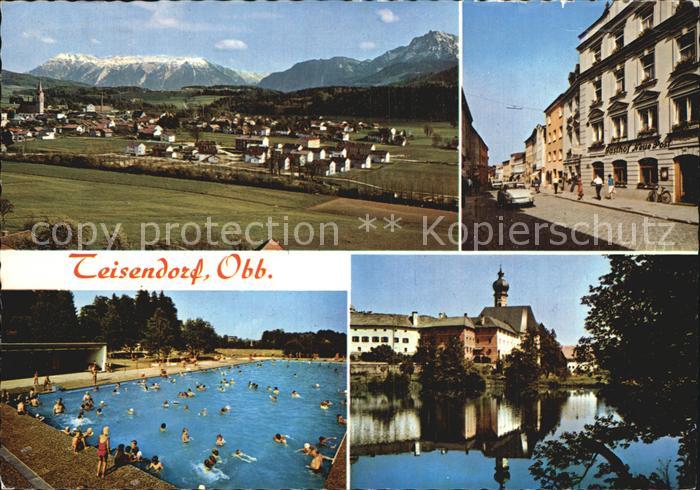 Teisendorf Oberbayern Untersberg Hochstaufen Marktstrasse Hoeglwoerth Schwimmbad