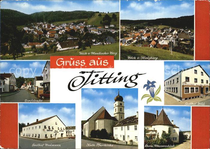 Titting Gasthof Baumann Katholische Pfarrkirche Wasserschloss