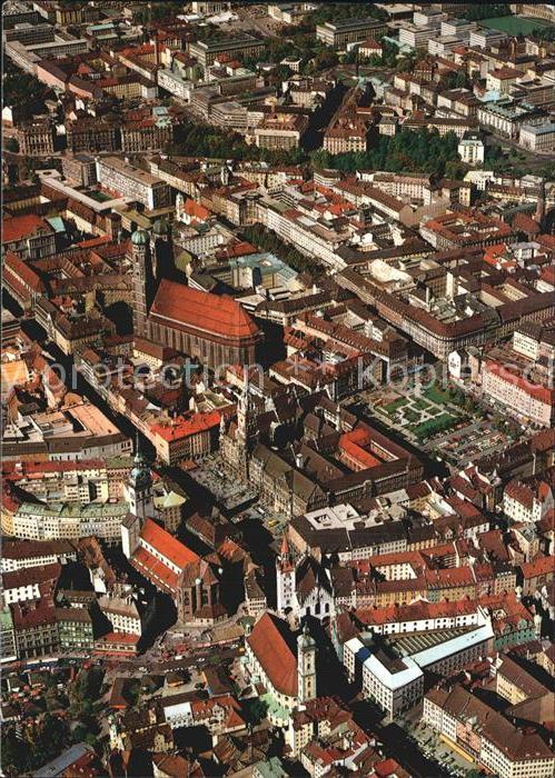 Muenchen Bayern Luftaufnahme