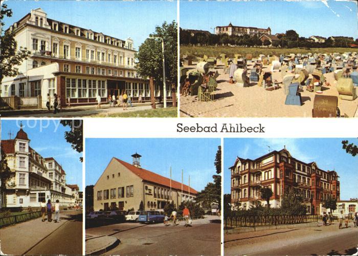 Ahlbeck Ostseebad Ostseehotel Strand FDGB Erholungsheim Bernhard Goering