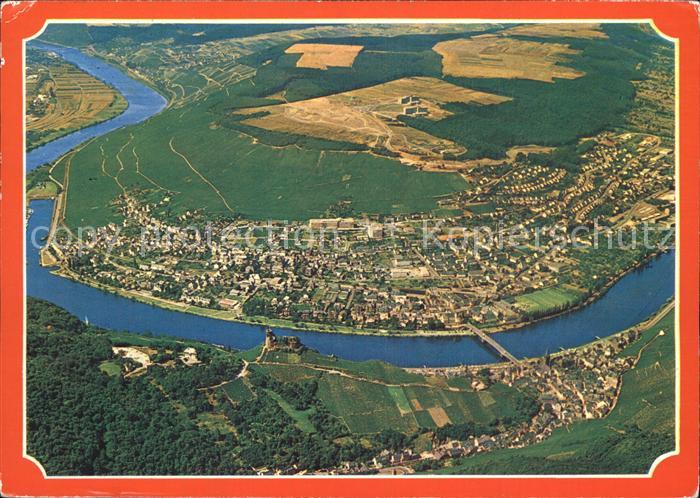 BERNKASTEL-KUES Berncastel Rheinland-Pfalz Luftaufnahme