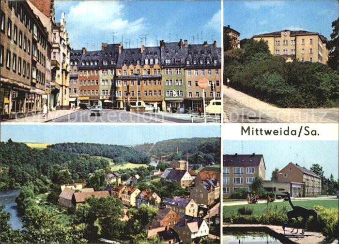 Mittweida Markt Ingenieurhochschule Neudoerfchen Zschopau Bahnhofsvorplatz