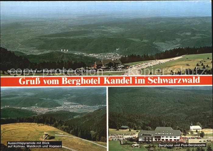 Kandel Breisgau Berghotel Blick auf Waldkirch Rheineben Vogesen Kollnau Pius Ber