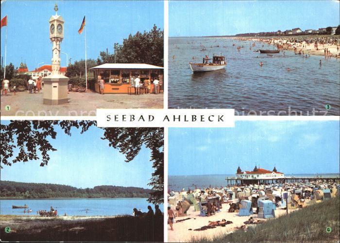 Ahlbeck Ostseebad Seebruecke Wolgastsee Strand