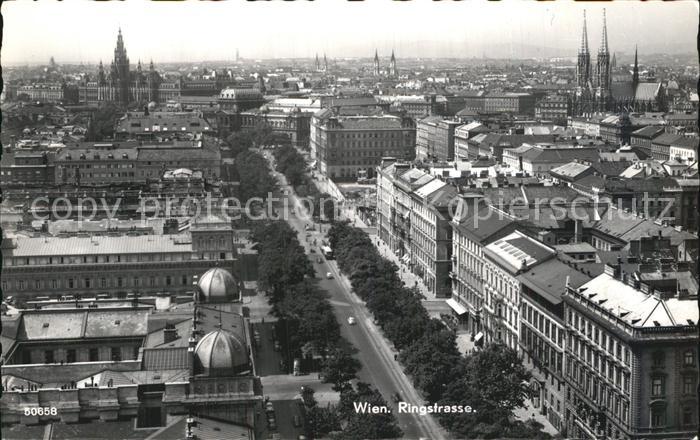 Wien Ringstrasse Stadtblick