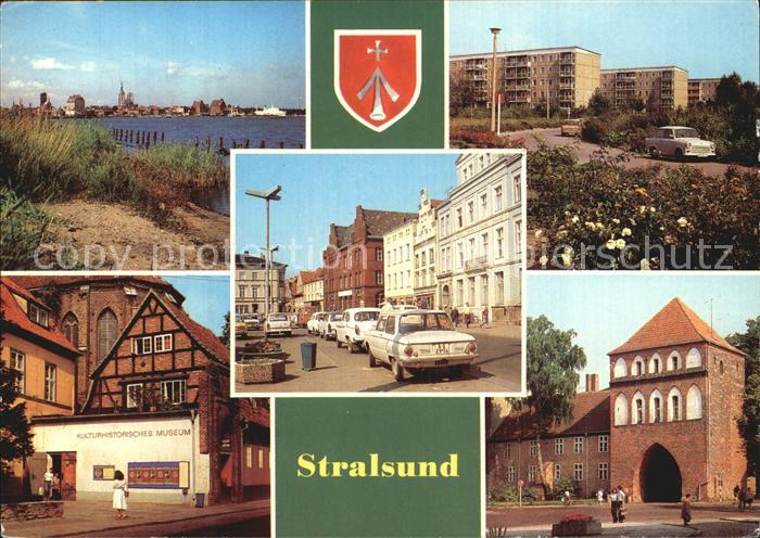 Stralsund Mecklenburg Vorpommern Hafen Leninplatz Friedrich Wolff Str Kulturhist